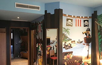 Zimmer im Hotel Pirate Island