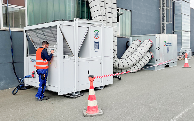 Unser 24/7 Service für Sie kratschmayer mitarbeiter konfiguriert mietkälte anlage