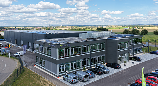 bild des neuen skadec gebäude in hohebuch