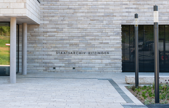 bild vom gebäude vom staatsarchiv in kitzingen